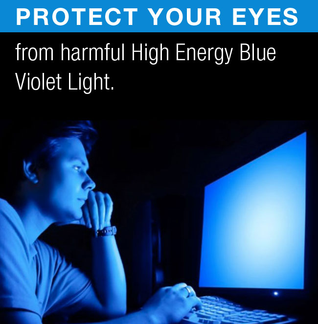 Blue-violet light lenses, Computer Glasses